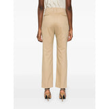 Saint Laurent Neutrals Trousers - Straight Trousers Women