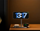 3-in-1 Wireless Charger Magnetic Desktop Charging Station Stand