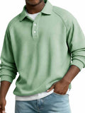 Mens Casual Stylish Long-sleeve Top