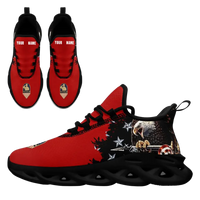 Personalized 4th of July Sneakers, Custom Breathable and Comfortable Shoes, Patriotic Shoes