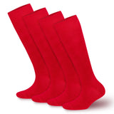 Women’s Bamboo Knee-High Socks 4-Pack – Soft & Breathable