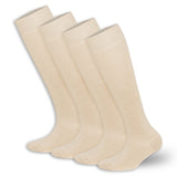 Women’s Bamboo Knee-High Socks 4-Pack – Soft & Breathable