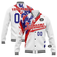 Personalized Flag Jackets, Custom Patriotic Jackets, Stars and Stripes Jackets for Men and Women