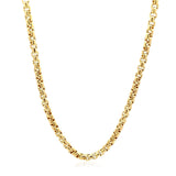 3.4mm 14k Yellow Gold Round Box Chain