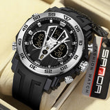 Sanda Youth Dual-Display Watch For Men