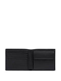 Prada Men Portafoglio Bi-Fold Con Portamonete In Pelle Saffiano