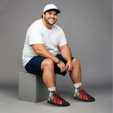 Personalized Mexico Flag Sneakers, Custom Mexico Heritage High-Tops Shoes, Patriotic Comfort Shoes