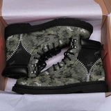 Personalized Camo Design Boots, Custom Veteran Durable Boots, Stylish Unisex Boots