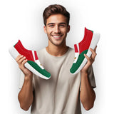 Personalized Mexico  Flag Sneakers, Custom  Comfortable and Patriotic Casual Shoes, Slip On Shoes