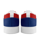 Personalized America Flag Sneakers, Custom Patriotic Slip On Shoes, Pride Unisex Canvas Shoes