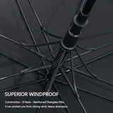 68" Automatic Open Golf Umbrella - Black