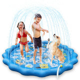 68" Inflatable Blow Up Pool Sprinkler Splash Pad For Kids