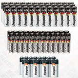 68-Pack: Bundle Of Energizer Batteries AA, AAA and 9V