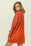 BiBi Open Front Drop Shoulder Cardigan with Pockets