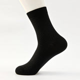 Casual Soft And Breathable Black Long Socksversatile For All Seasons