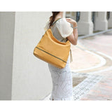 MKF Collection Blake two-tone whip stitches Vegan Leather Women's Shoulder bag with Wallet by Mia K- 2