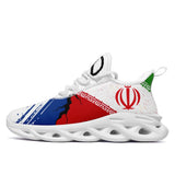 Personalized Israel Flag Print Shoes, Custom Breathable Comfort with Pride Shoes, Inspired by Ilan and Israel Elements