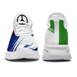 Personalized Israel Flag Print Shoes, Custom Breathable Comfort with Pride Shoes, Inspired by Ilan and Israel Elements