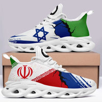 Personalized Israel Flag Print Shoes, Custom Breathable Comfort with Pride Shoes, Inspired by Ilan and Israel Elements