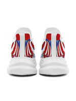 Personalized America Flag Sneakers, Custom Breathable and Pride Walking Shoes, Patriotic Sports Shoes