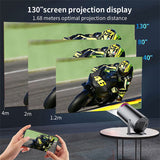 Portable Home Theater Projector, Mini Projector For Bedroom Gaming Movies