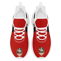 Personalized USA Flag Print Sneakers, Custom Patriotic and Pride Walking Shoes, Unisex Sports Shoes