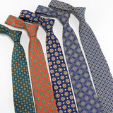 Korean-style Retro Hong Kong style Floral Casual Tie