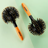 Mixup 3D Curling & Detangling Brush: Effortless Curls, Detangles & Massages Scalp - Vegan, Cruelty-Free Hair Brush