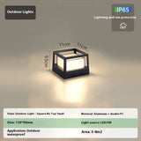 Outdoor Aluminum Wall Pillar Lamp