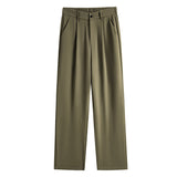 Mens Fashionable Straight-Leg Loose Casual Pants
