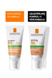 La Roche-Posay Tinted Sunscreen Gel-Cream SPF 50+ - Oil Control, Matte Finish for Sensitive Skin