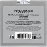 Influence Beauty Transcream Balm Foundation 01 Light 10g