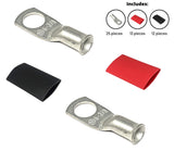6 Gauge Cable Lugs with Heat Shrink Tubing Kit