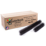 6-Inch GutterBrush Gutter Guard – Fits Large Residential & Small Commercial Gutters (5.25 Inch Diameter)