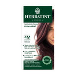 Herbatint 4M Mahogany Chestnut Hair Dye - Natural, Ammonia & Paraben Free Hair Color for Gray Coverage & Sensitive Scalp