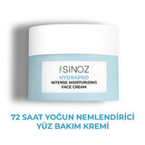 Sinoz Hydrapro: 72-Hour Hydrating Face Cream with Hyaluronic Acid & Snow Mushroom - Vegan Moisturizer for Dry, Sensitive Skin