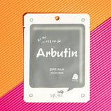Mjcare Arbutin Face Mask 22g - Skin Tone Evening, Moisturizing & Brightening Sheet Mask for All Skin Types