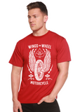 Wings And Wheel Spun Bamboo® Men's Bamboo Viscose/Organic Cotton Short Sleeve Graphic T-Shirt