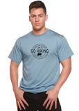 Go Hiking Men's Bamboo Viscose/Organic Cotton Short Sleeve Graphic T-Shirt