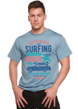 South Beach Spun Bamboo® Men's Bamboo Viscose/Organic Cotton Short Sleeve Graphic T-Shirt