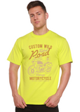 Custom Wild Men's Bamboo Viscose/Organic Cotton Short Sleeve Graphic T-Shirt