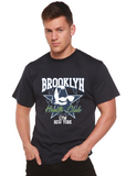 Brooklyn Health Club Men's Bamboo Viscose/Organic Cotton Short Sleeve Graphic T-Shirt