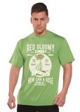 Red Gloomy Spun Bamboo® Men's Bamboo Viscose/Organic Cotton Short Sleeve Graphic T-Shirt