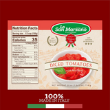 La San Marzano, Italian Diced Chopped Crushed Tomatoes 6 x Can 28 Oz