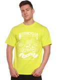 Motorcycles Men's Bamboo Viscose/Organic Cotton Short Sleeve Graphic T-Shirt