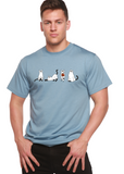 Halloween Cats Men's Bamboo Viscose/Organic Cotton Short Sleeve Graphic T-Shirt