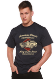 American Classic Men's Bamboo Viscose/Organic Cotton Short Sleeve Graphic T-Shirt