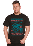 Brands Hatch Men's Bamboo Viscose/Organic Cotton Short Sleeve Graphic T-Shirt