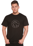 Nature Lover Hike Men's Bamboo Viscose/Organic Cotton Short Sleeve Graphic T-Shirt
