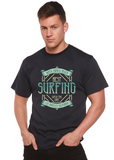 Best Surfing Men's Bamboo Viscose/Organic Cotton Short Sleeve Graphic T-Shirt